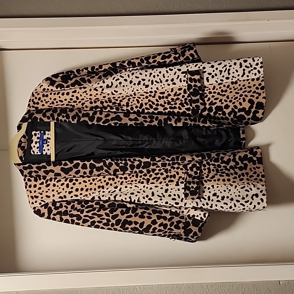 Apt9 Leopard lined Blazer